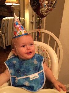 The birthday boy - all smiles as usual