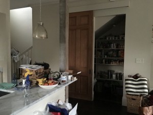 Other end of the kitchen.  Really, these pics are not amazing but you get the idea.  The pantry is there, with its big barn door