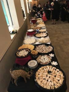 Pittsburgh wedding cookie table