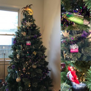 MG Tree - plus my favorite "ornaments" - the purses and shoes I've caught in Nyx and Muses