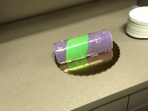 A king cake gelato roll.  I mean.